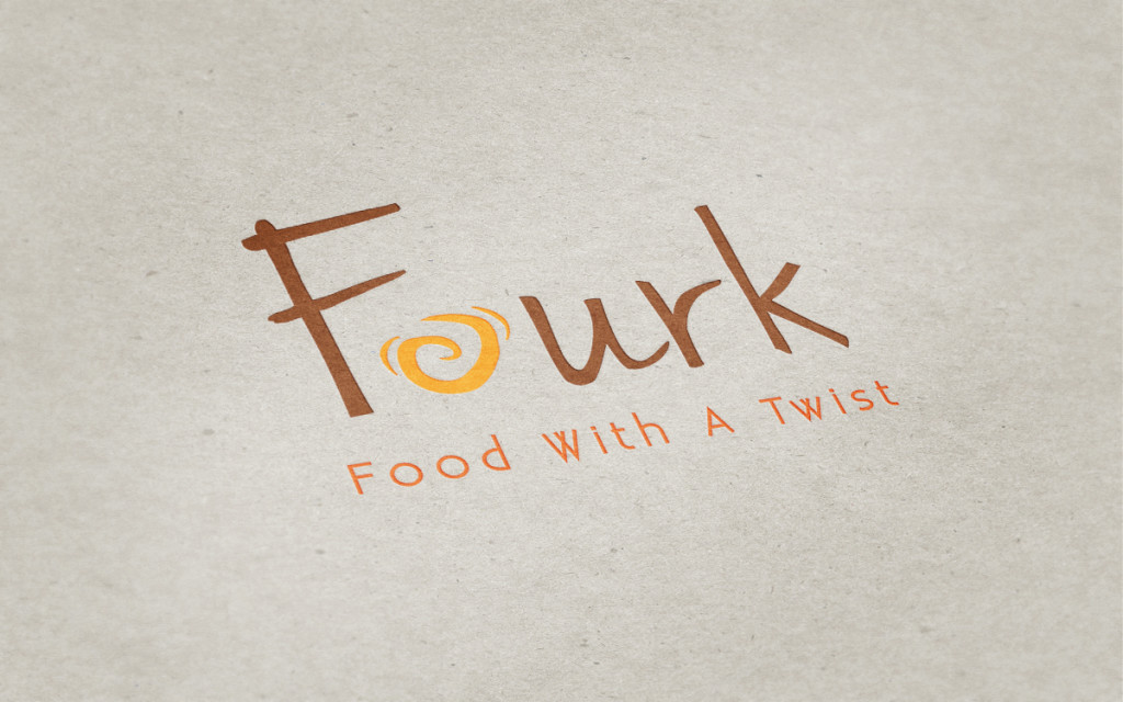 Ashley Rash Graphic Design   Fourk  Restaurant Logo